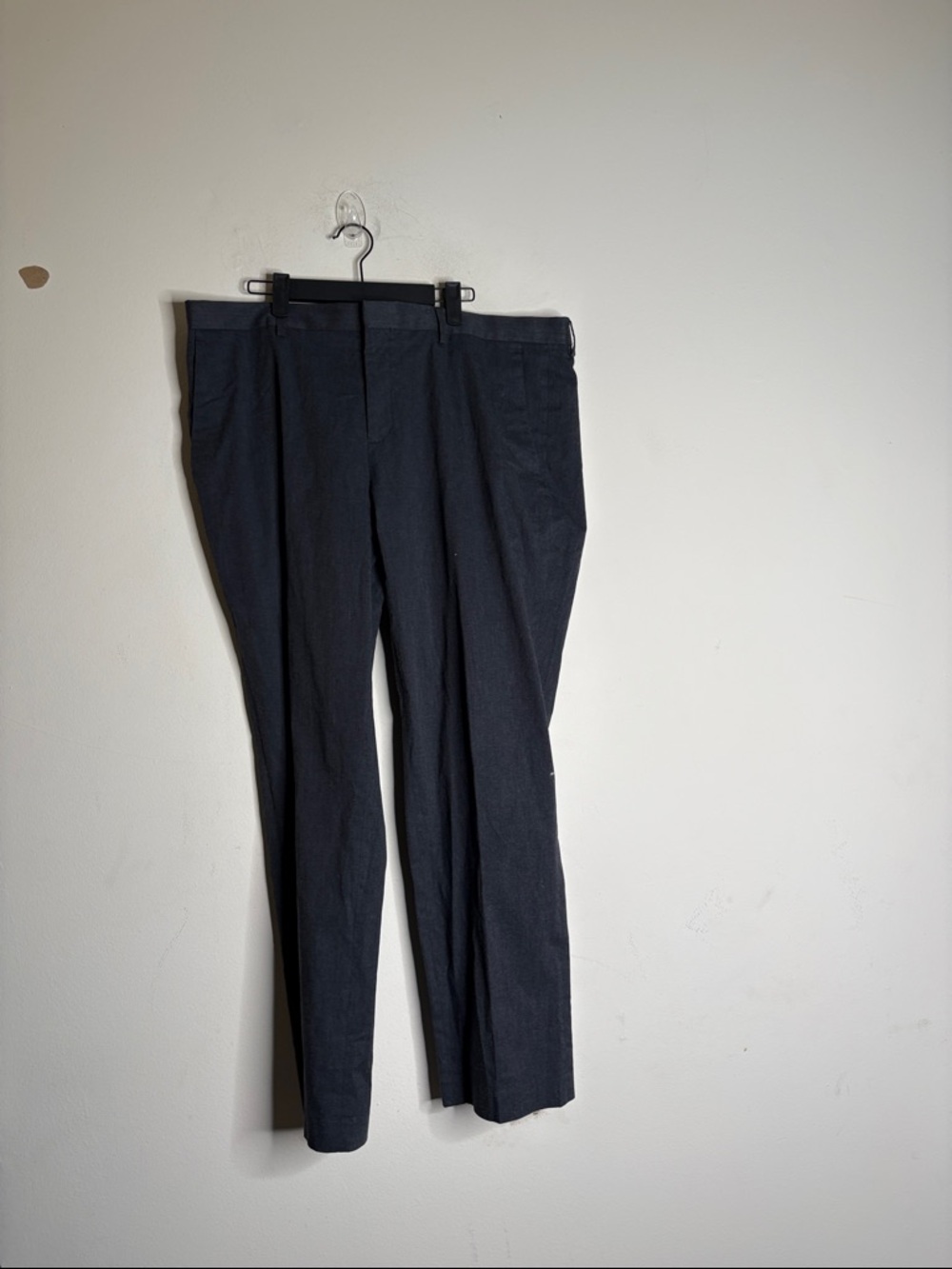 Express Men's Black Dress Pants - Pleated Straight Fit
